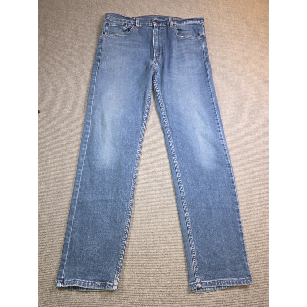 Levis 505 Denim Jeans 38x34 Measure 36x32 Straight Leg Men's